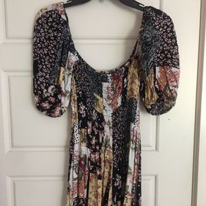 Urban Outfitters Patchwork Romper